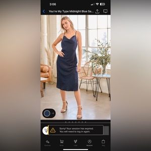 Navy blue Lulus dress